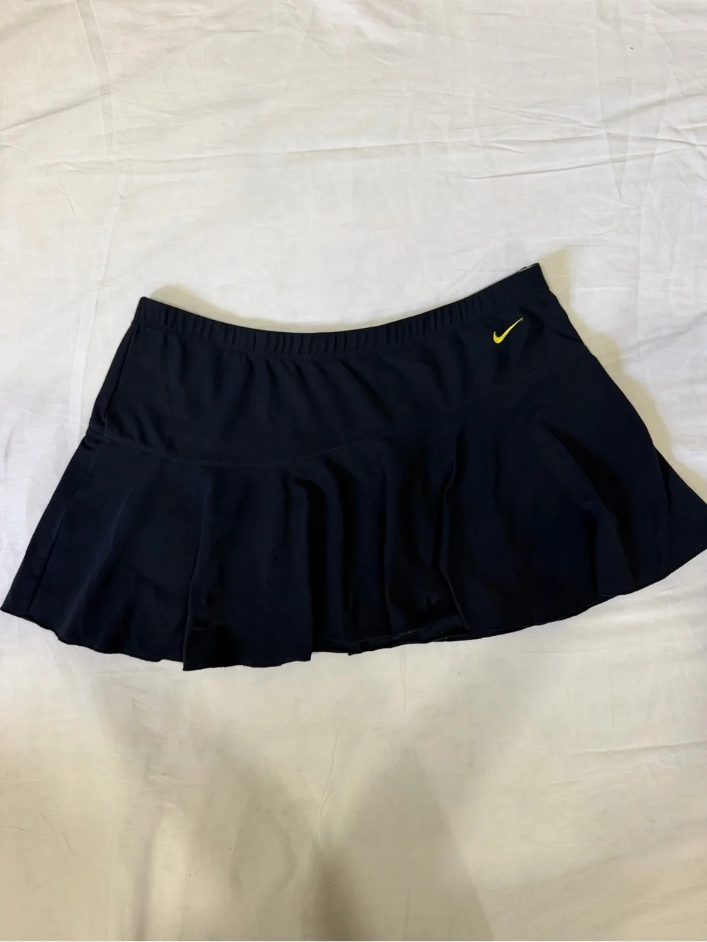 Nike Dri-Fit Mini Pleated Athletic Skirt Navy Blue Tennis Golf Preppy SZ Medium